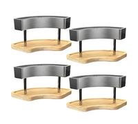 Braciere Da Tavolo Per Interni,4 Pezzi Riscaldatore Per Uso All'aperto | Fornello da Campeggio - per Giardino Cortile Patio Balcone Picnic Cena Riunione Festa Serata