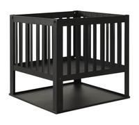 Braciere in acciaio 40 x 40 x 40 cm, braciere da giardino nero con grande camera di combustione, scaffale per legna da ardere, camino per esterni per terrazza e giardino, calore e atmosfera con fiamma