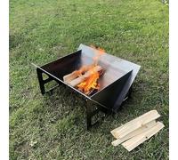 Braciere in Ferro Battuto Bracieri a Legna per Esterni, Camino da Esterno Grandi Bracieri da Patio per Cortile Giardino Spiaggia Campeggio Riscaldamento Falò Picnic Party