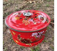 Braciere in stile cinese da utilizzare sotto la sedia esterna, tenere al caldo per camper, campeggio, andare a pesca in inverno