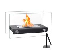 Braciere per il tavolo - Forno portatile da terrazza protetto dal vento - Stufa da tavolo per esterni terrazze, per casa, camera da letto, giardino, terrazza, balcone appartamento