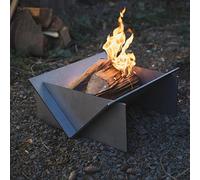 Braciere portatile da campeggio, Braciere da esterno, Braciere in metallo per esterni resistente, Caminetti a legna Caminetti Grande falò per patio, cortile, giardino, picnic, barbecue