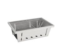 Braciere Portatile | da Cucina in Acciaio Inossidabile Resistenti al Calore | Griglia per Fuoco da Campo - per Pesca Escursionismo Giardino Cortile Viaggi Picnic e Feste