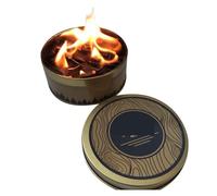 Braciere, Riscaldatore da patio con bruciatore riutilizzabile in acciaio inossidabile for braciere portatile, scintilla in legno senza fumo a doppia parete supporto for all'aperto per patio, cortile