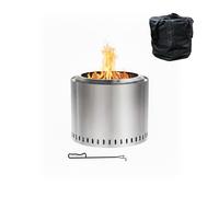 Braciere senza fumo Cestello per fuoco Barile da giardino Inox per terrazza