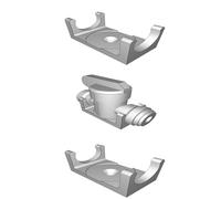 Bracket for 1/4" John Guest Inline Ball Valve Water System Mount