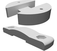 Bracket for 7-inch TV Display - Wall Mount Compatible with Caravan and RV