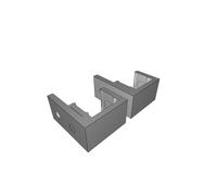 Bracket for Barrina T5 LED Light Fixture - Wall Mount Dual Pack