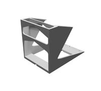 Bracket for Technoline BC 700 Battery Charger Wall Mount Storage Solution