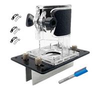 Bracket Per Fresatrice Per Lavorazione Legno - Base Avanzata 2 In 1 Per Rifilatura | Supporto Multifunzione Per Incastri Porte Armadio Pannelli Arredo Mobili