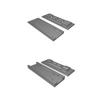 Bracket Wall Mount for Router Power Strip Dual Size Sliding System