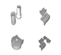 Brackets and Controls Kit for Diamond Age 3D Printer LCD Screen