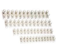 Sockit - Morsetti elettrici di tipo “mammut”, 4 dimensioni (3A, 5A, 10A, 15A) 12 strisce totali, 3 per ogni dimensione