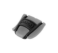 Bracks - Fermaglio per bloccare i lacci, per tutti i tipi di scarpe, facile da usare ed efficace, 1 paio, 30 colori, Grigio (grey-black), Taglia unica