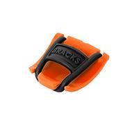 Bracks - Fermaglio per bloccare i lacci, per tutti i tipi di scarpe, facile da usare ed efficace, 1 paio, 30 colori, Arancione (orange-black), Taglia unica