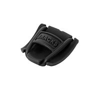 Bracks - Fermaglio per bloccare i lacci, per tutti i tipi di scarpe, facile da usare ed efficace, 1 paio, 30 colori, Nero (Black-Black), Taglia unica