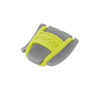 Bracks - Fermaglio per bloccare i lacci, per tutti i tipi di scarpe, facile da usare ed efficace, 1 paio, 30 colori, Grigio (grey-lime), Taglia unica