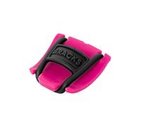 Bracks - Fermaglio per bloccare i lacci, per tutti i tipi di scarpe, facile da usare ed efficace, 1 paio, 30 colori, Rosa (pink-black), Taglia unica