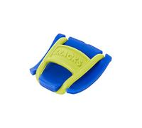 Bracks - Fermaglio per bloccare i lacci, per tutti i tipi di scarpe, facile da usare ed efficace, 1 paio, 30 colori, Blu (blue-lime), Taglia unica