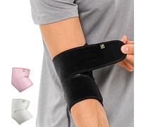 Bracoo Tutore Epicondilite Gomito Regolabile in Neoprene, Gomitiera per Epicondilite e Tendinite, Fascia Gomito Traspirante per Dolore Articolare, Uomo e Donna, Sport, ES10, Nero