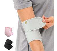 Bracoo Tutore Epicondilite Gomito Regolabile in Neoprene, Gomitiera per Epicondilite e Tendinite, Fascia Gomito Traspirante per Dolore Articolare, Uomo e Donna, Sport, ES10, Grigio