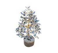 BRACOP Pietra preziosa Albero Lapislazzuli Denaro Bonsai Albero Buona fortuna Chakra Bilanciamento Feng Shui Figurine Reiki Guarigione Cristalli Pietra Ornamento Scultura Prosperità Decorazioni