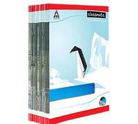 BRACOP® Quaderni da scrittura 5 pezzi quaderni artigianali formato A4 a righe quaderni per studenti, ufficio - promemoria diario argomento quaderni di carta bianca libri