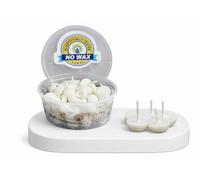 BRACOP® Stoppini Ghee per Pooja Havan Round Batti Religiosi Pooja Samagri Navratri Diwali Diya Decor 60 pezzi Scatola di stoppini rotondi Ghee Batti Rituali indù Lampada a olio Stoppino per Diya