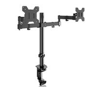 Bracwiser Supporto Doppio Monitor Braccio per Schermi LED LCD da 13-27 pollici