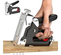 Brad Chiodatrice manuale per chiodi - Cucitrice per mobili, strumento per cucitrice per unghie, strumento manuale per chiodini in acciaio, chiodi per cornici, decorazione domestica, lavorazione del