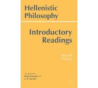 Brad Inwood Hellenistic Philosophy (Tascabile) Hackett Classics