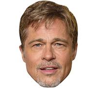Brad Pitt (Goatee) Maschere di persone famose, facce di cartone