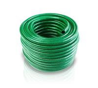 Bradas - Carrello portatubo Aqua Reel Lime Edition 1/2 60 m con Tubo da Giardino 50 m e annaffiatoio