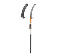 BRADAS - KT-V1501-300, Segaccio professionale con manico regolabile 135-300 cm, Seghetto allungabile per potatura, sega multiuso per potature a mano. Lunghezza lama 36 cm.