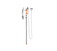 BRADAS - KT-V1521-375, Svettatoio con Segaccio professionale e manico regolabile 155-375 cm, allungabile per potatura, sega multiuso per potature a mano. Lunghezza lama 23 cm, asola 26 mm.