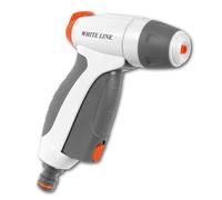 Bradas White Line WL-EN51M, Pistola irrigazione in Metallo con Getto di'acqua Regolabile Water Click, Erogatore Professionale Alta Pressione, Spruzzatore per Auto e annaffiatore per orto e Giardino