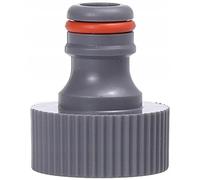 Bradas WL 2196 - Raccordo per Rubinetto 1/2 Pollici stecknippel Presa Rubinetto Acqua Rubinetto Adattatore di accoppiamento, White Line, 10546, Grigio, 4 x 2 x 2 cm