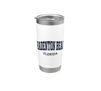 Bradenton Beach Florida Vintage Bicchiere termico in acciaio inox doppia parete