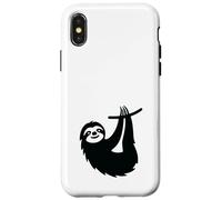 Bradipo appeso a un ramo di un albero - Animale dello zoo preferito Custodia per iPhone X/XS