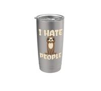 Bradipo Brontolone I Hate People Odio Le Persone Bicchiere termico in acciaio inox doppia parete