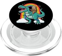 Bradipo Che Cavalca Il T-rex Bambini PopSockets PopGrip per MagSafe