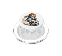 Bradipo che gioca a calcio calciando palla segnatore PopSockets PopGrip per MagSafe