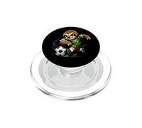 Bradipo che gioca a calcio con determinazione PopSockets PopGrip per MagSafe