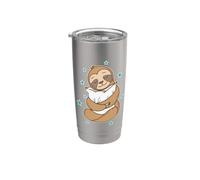 Bradipo con un cuscino Bicchiere termico in acciaio inox doppia parete