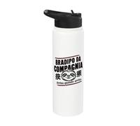 Bradipo Da Compagnia Ironico Per Ritardatari Stainless Steel Insulated Water Bottle