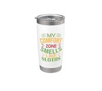 Bradipo Funny My Comfort Zone profuma di bradipi Bicchiere termico in acciaio inox doppia parete