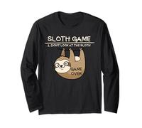 Bradipo Gioco Don't Look At The Sloth Divertente Bradipo Maglia a Manica