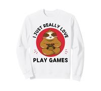 Bradipo Kawaii I Just Really Love Carino Giochi Amante Felpa