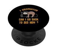 Bradipo mi sono laureato posso tornare a letto ora laurea 2025 PopSockets PopGrip Adesivo