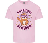 Bradipo Niente i Can Do più Lento Divertente T-Shirt Ragazzi Ragazze